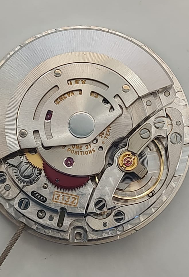 Genuine Rolex Cal. 3132 Automatic Movement & Chrome Crown 31J – Perfect Working