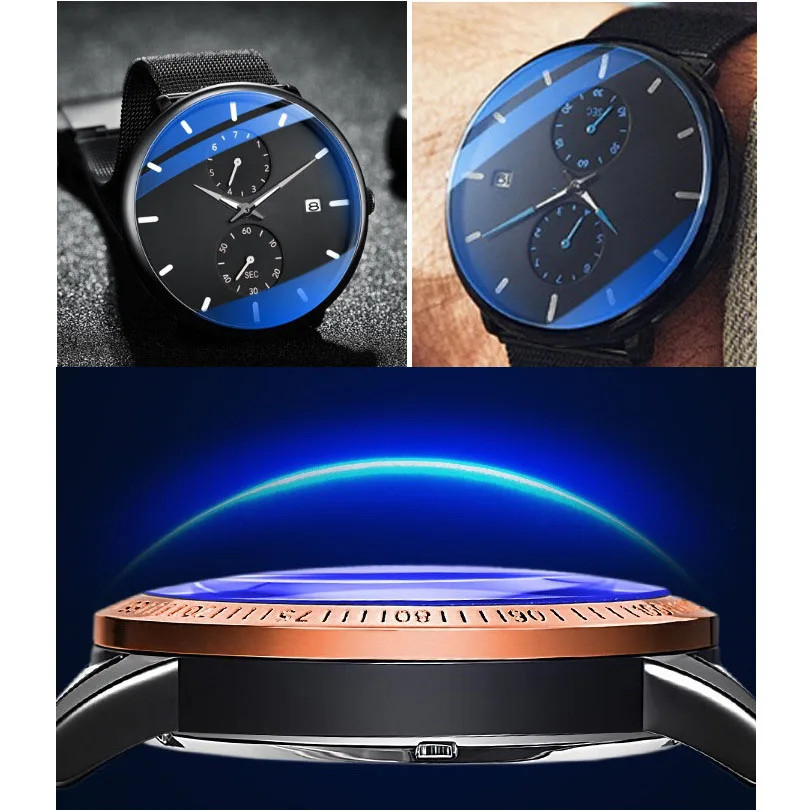 2mm Double Domed Sapphire Crystal 21mm-36.5mm Universal Blue AR Watch Glass Lens