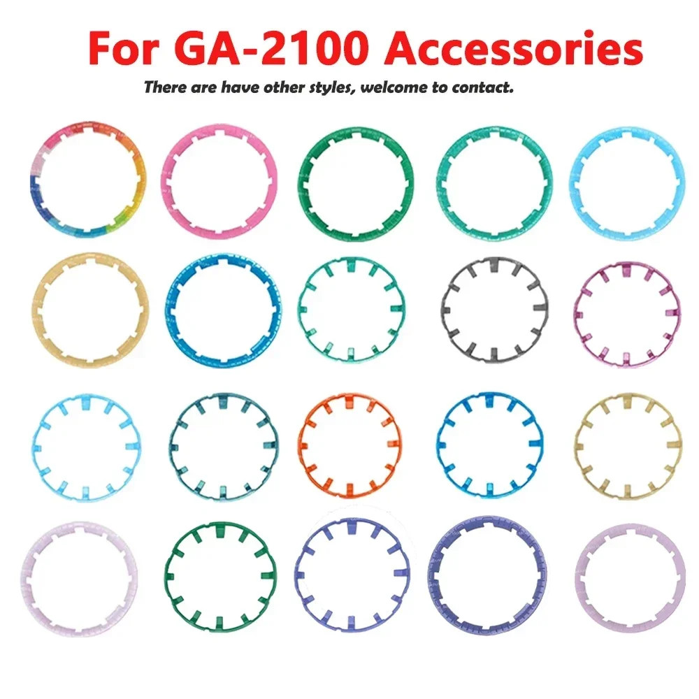 Modification Watch Scale Ring for Casioak GA2100 Dial Index Hour Marker Refit