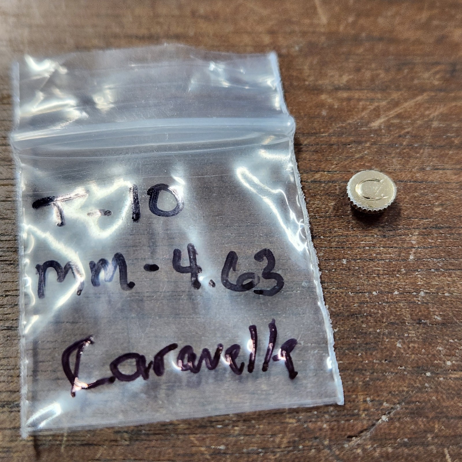 Vintage Caravelle Watch Crown – Tap 10- Approx. 4.6mm Diameter -Pre Owned- Clean