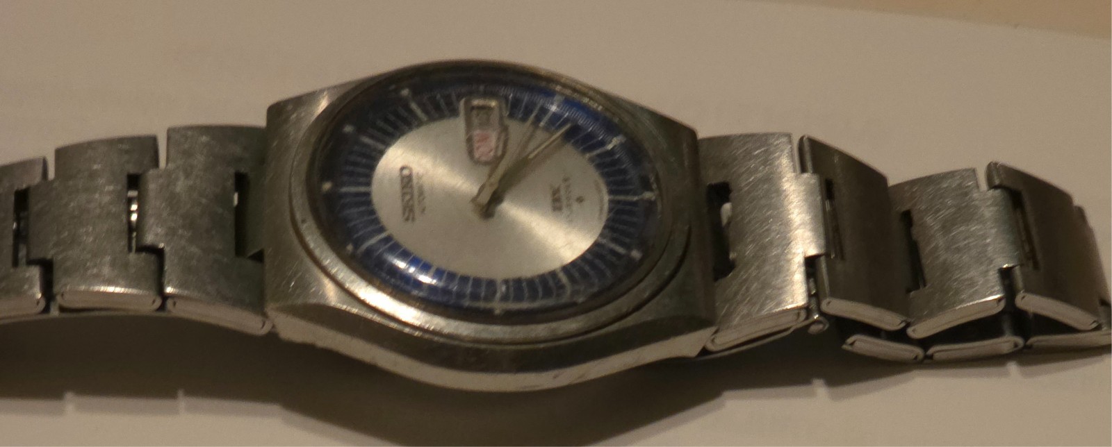 Vintage Seiko DX 6106-8629 Automatic Blue Dial – 1972 Japan Day/Date classic!!!@