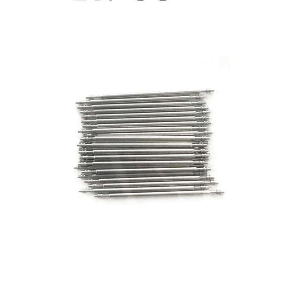 25pcs Stainless Steel Watch Band Spring Bars Strap Pin 24mm Thickness 1.0mm