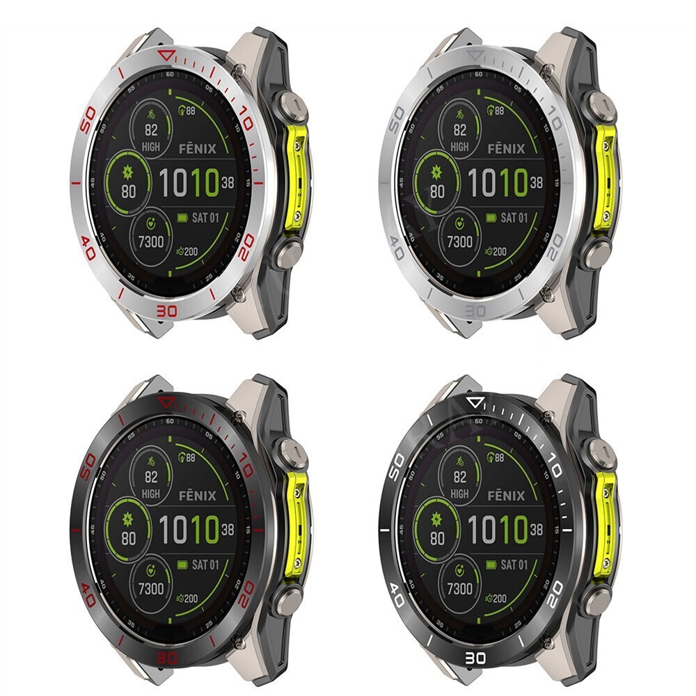 Bezel Frame Ring Metal Watch Case Cover Bumper For Garmin Fenix 8 43mm 47mm 51mm