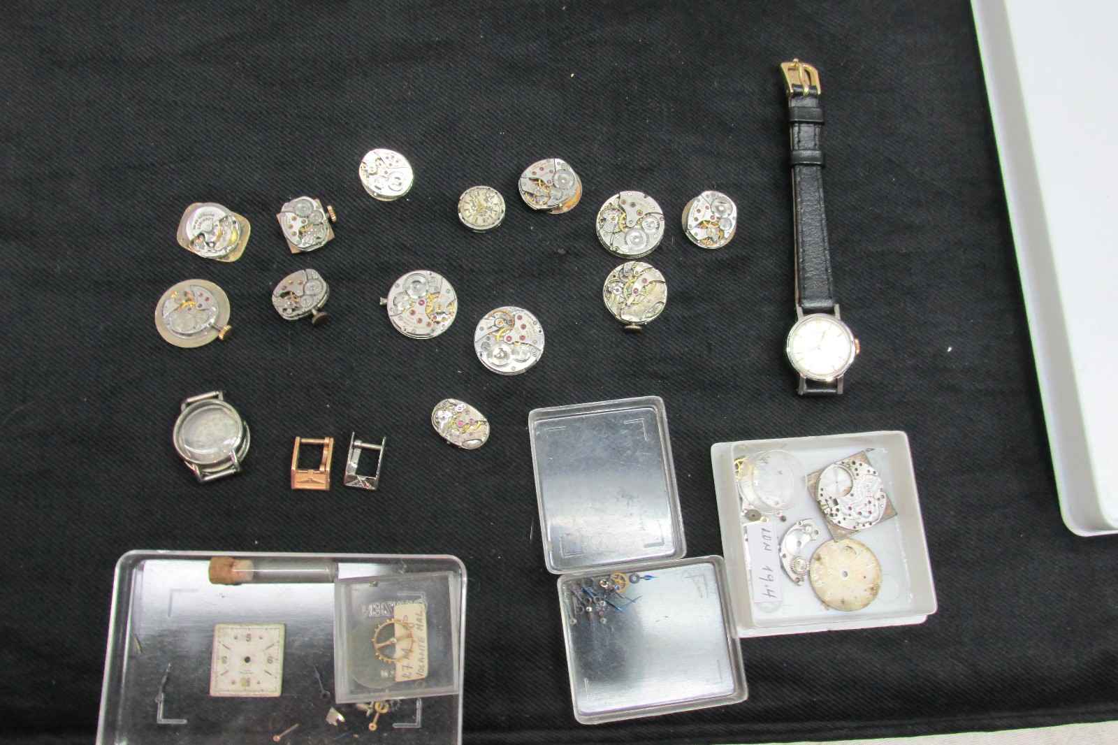 Vintage Longines Ladies Watch Repair Lot x4 Movements Dials Cal 410 14.16 8LN Pa