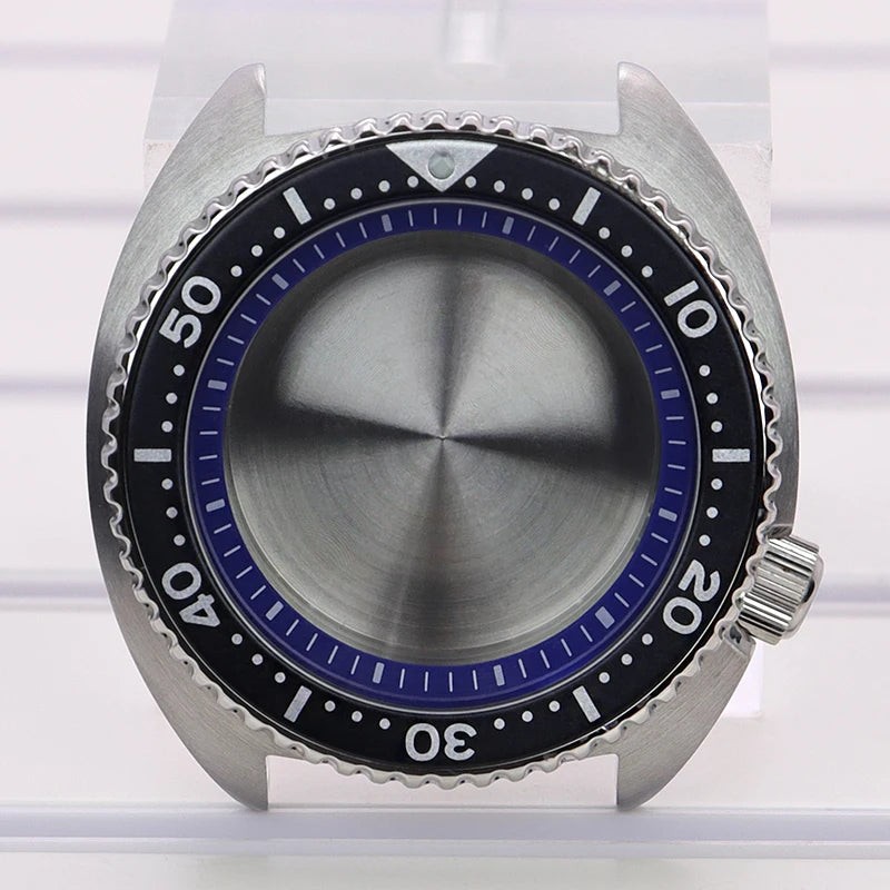 45mm Men’s Watch Case With Chapter Ring For Mod Abalone NH35 NH36 NH34/38 4R36