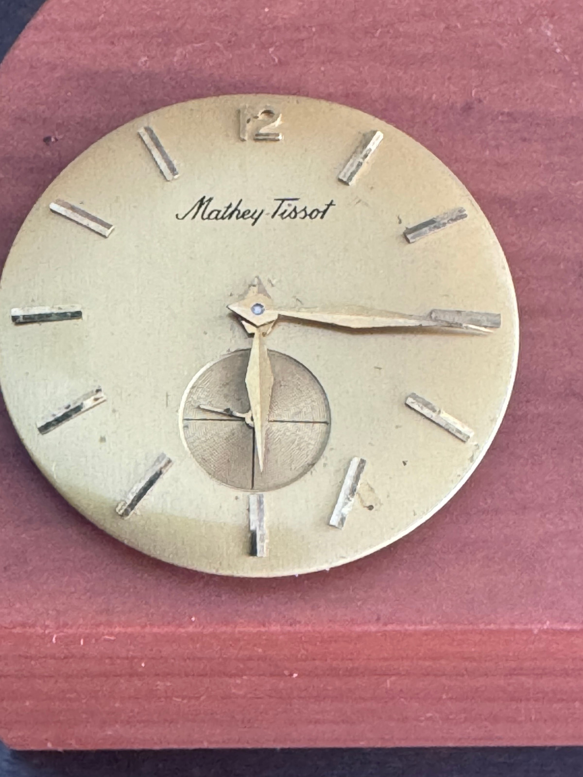 VINTAGE MEN’S MATHEY TISSOT WRIST WATCH MOVEMENT CAL. AV 2400 RUNNING GOOD