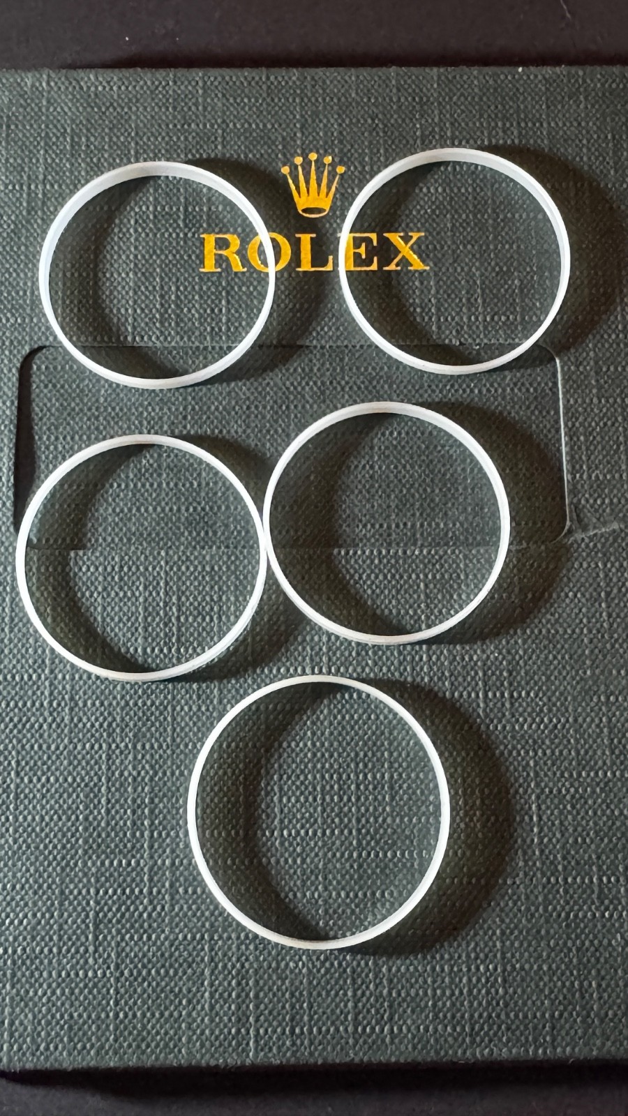 Genuine Rolex Watch Crystal 30.3mm 1.8mm AR Cyclops LEC w/ Gasket 25-295 CAR
