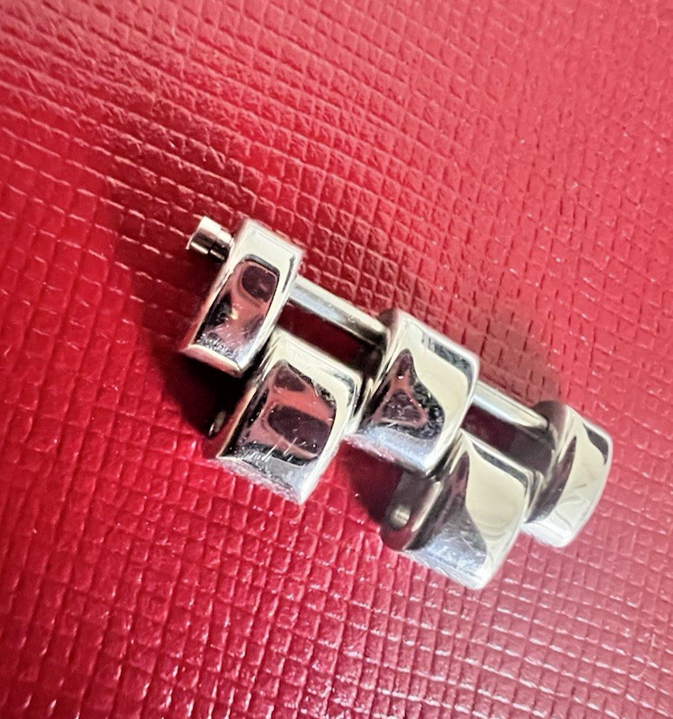 Franck Muller Watch Link LONG ISLAND finish 19mm Polished Steel SWISS made EXCE