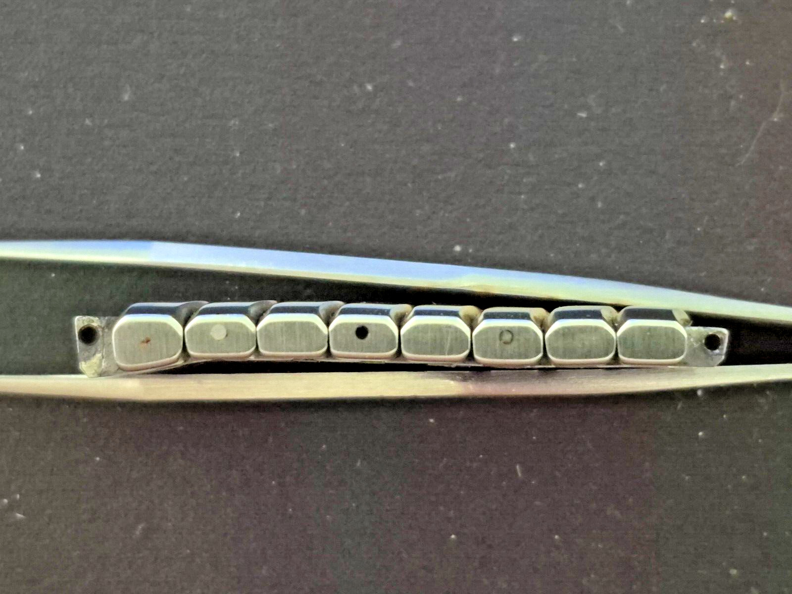 EBEL Classic Wave 8 Link Steel & Gold Segment for bands found on 21mm lug cases