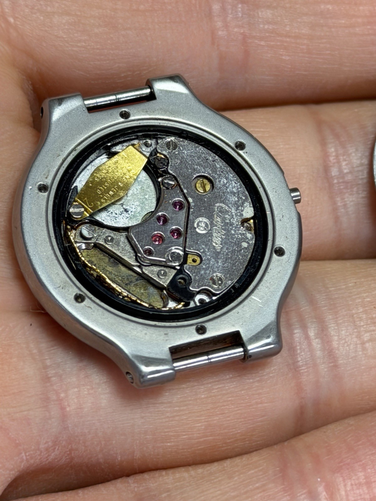 Must De Cartier Quartz Cal.81 Swiss Made Selling For Parts Genuine Swiss Made