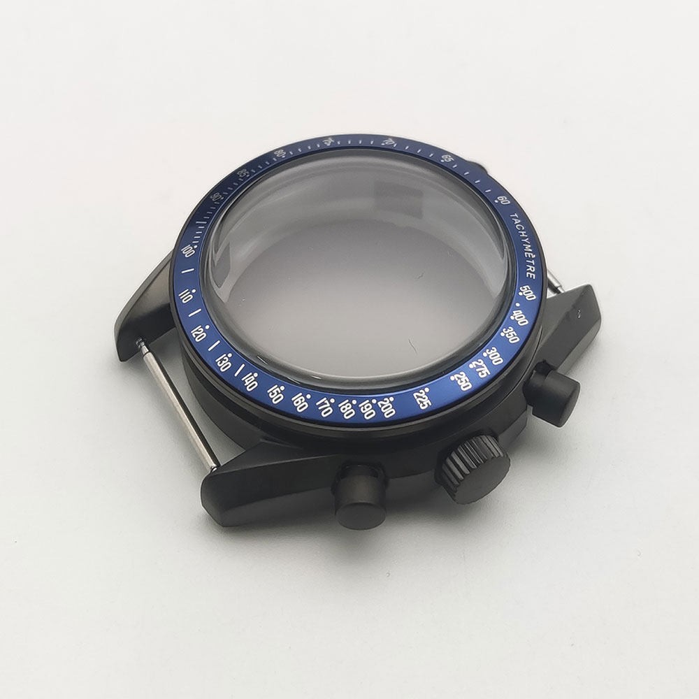 40mm Stainless Matte Watch Case+Strap Minerals for VK63 Movement 32.5mm Dial