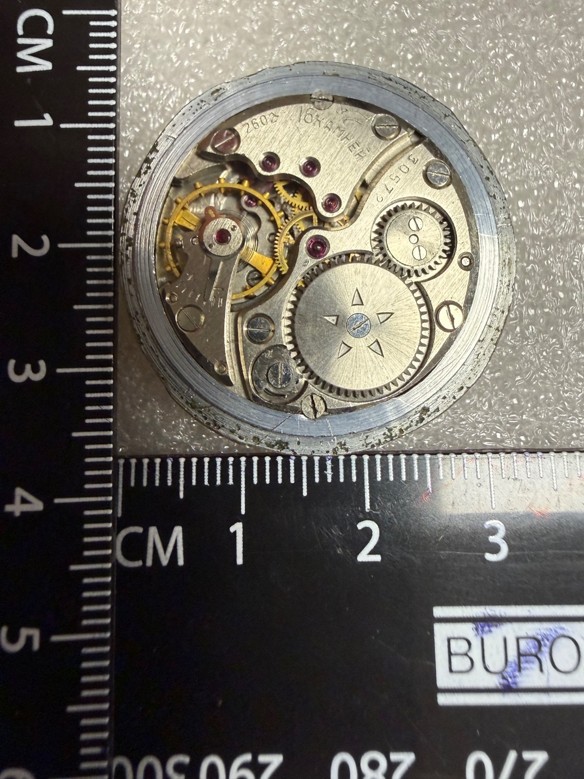 Watch movement USSR Raketa Cal.2602 plus Dial.For parts.