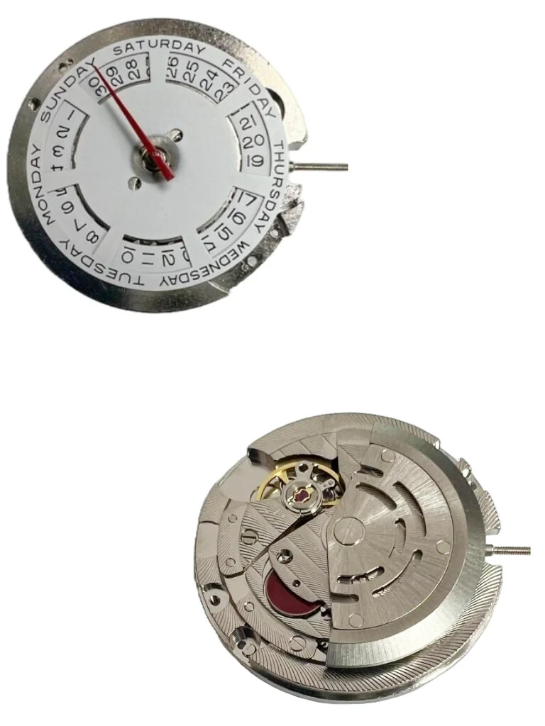 Chinese Watch Movement Automatic T16, 3 Hands with DAY/DATE