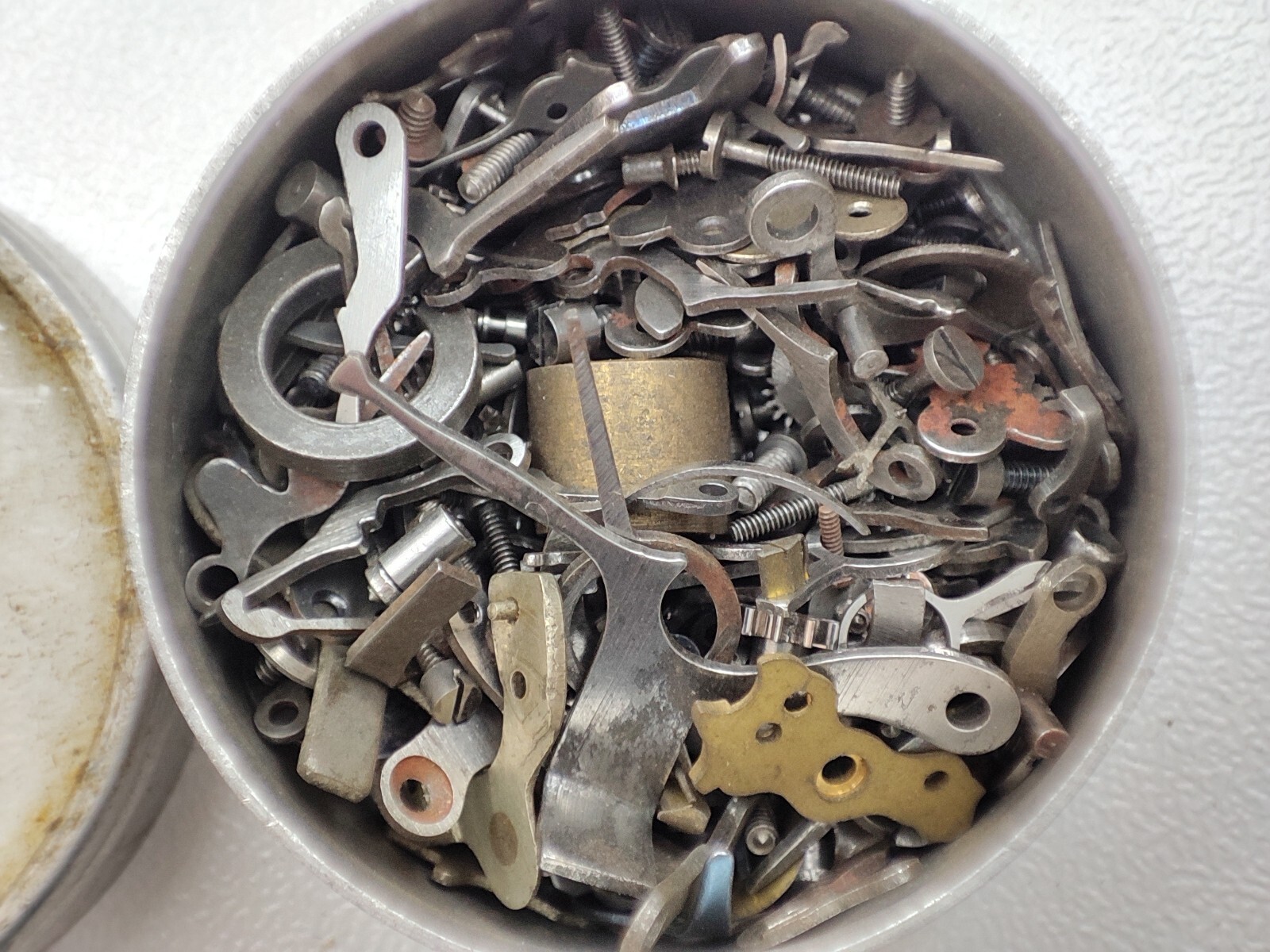 Mix watch parts setting lever spring, vis, barrel bridge and other parts