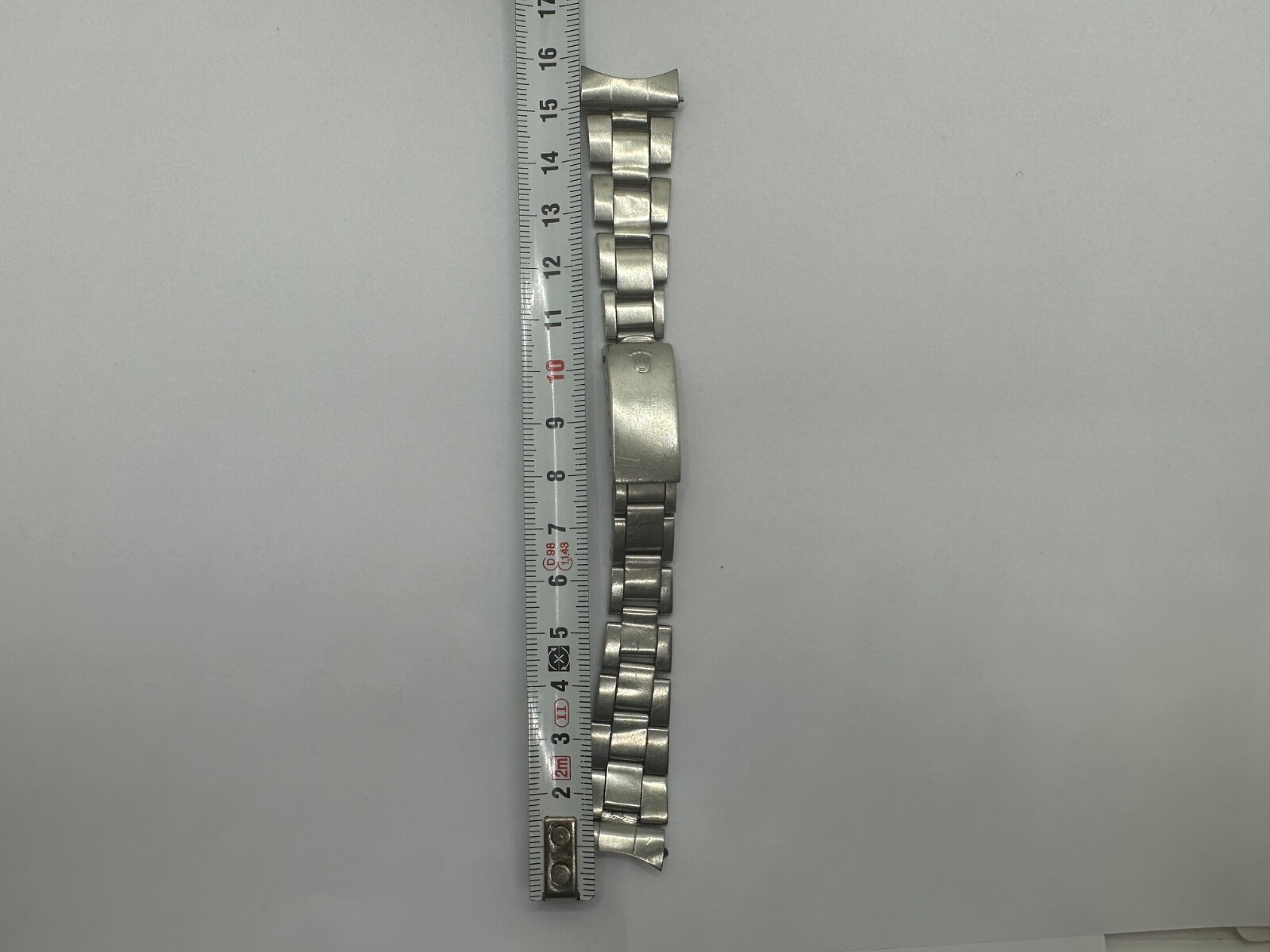 ORIGINAL Rolex 7835 Steel Band Bracelet 19MM 357 Endlinks good length,