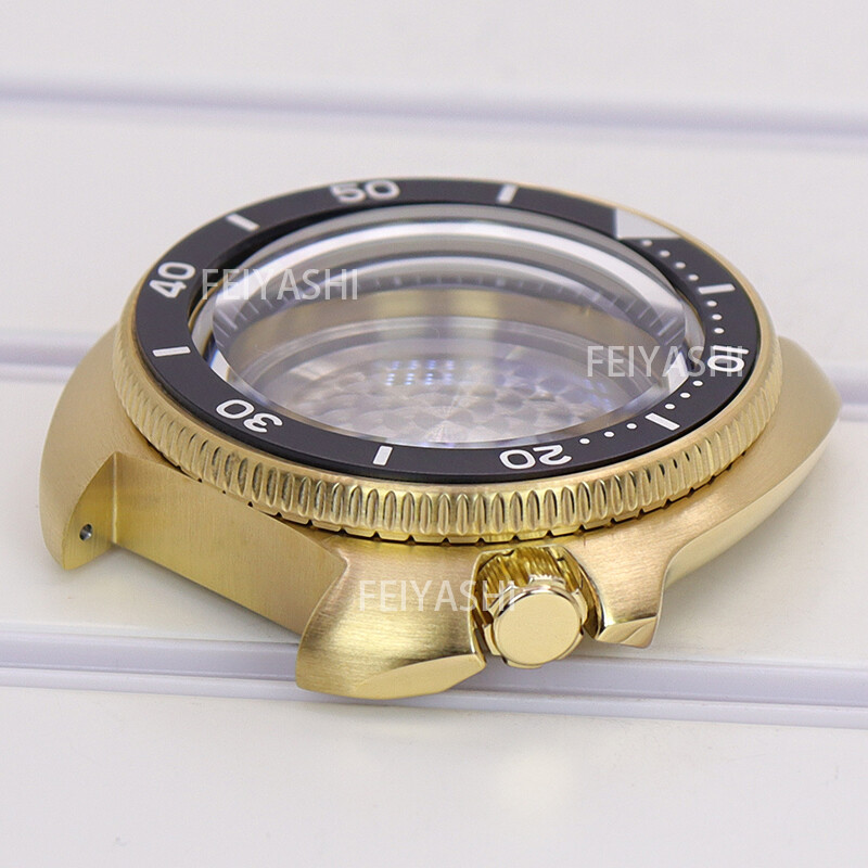 44mm Sapphire glass automatic Turtle Watch Case nh35 For Seiko nh36 nh38Movement