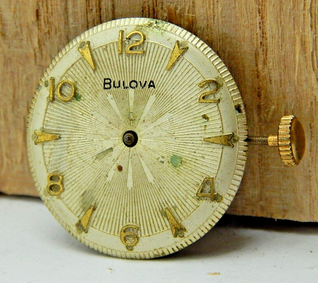 Vintage 1920s swiss Bulova 10AI 16 jewel 2 adjustment men’s wrist watch movement