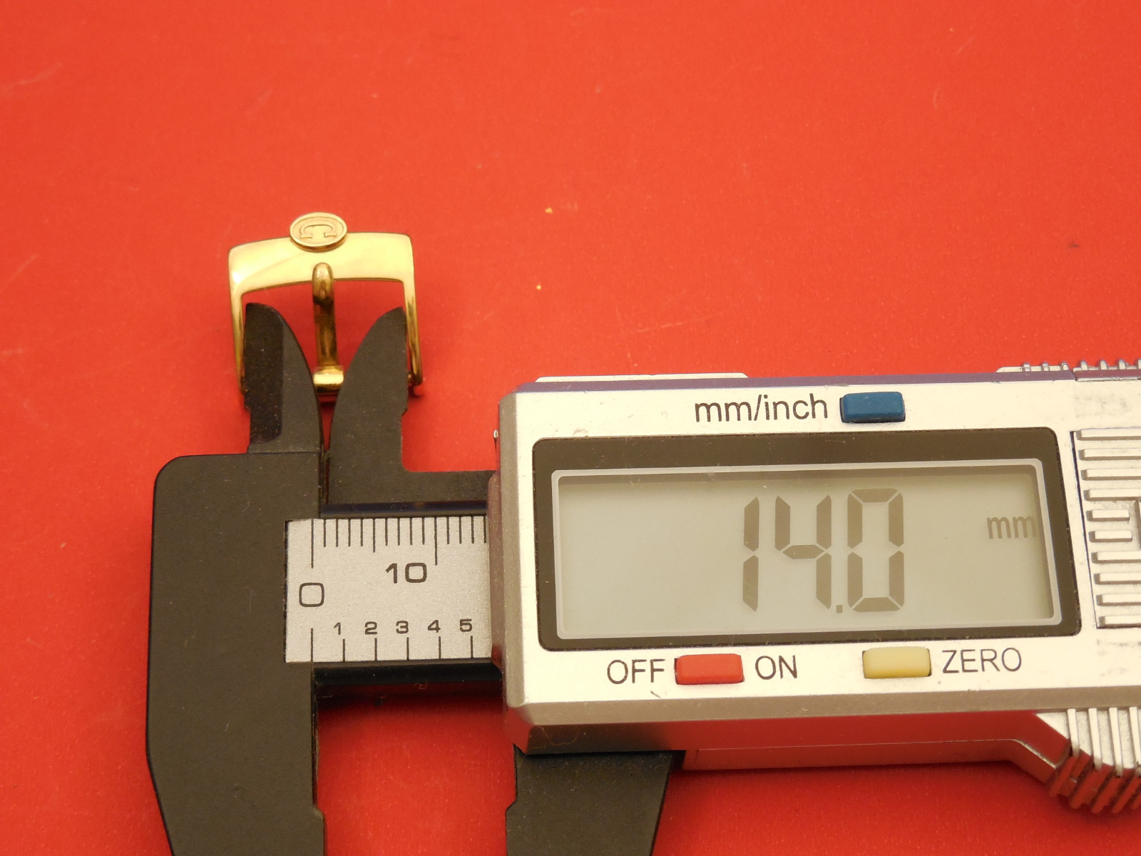GENUINE CONCORD 14MM / 16MM GOLD TONE BUCKLE FOR LEATHER STRAP BAND BRACELET