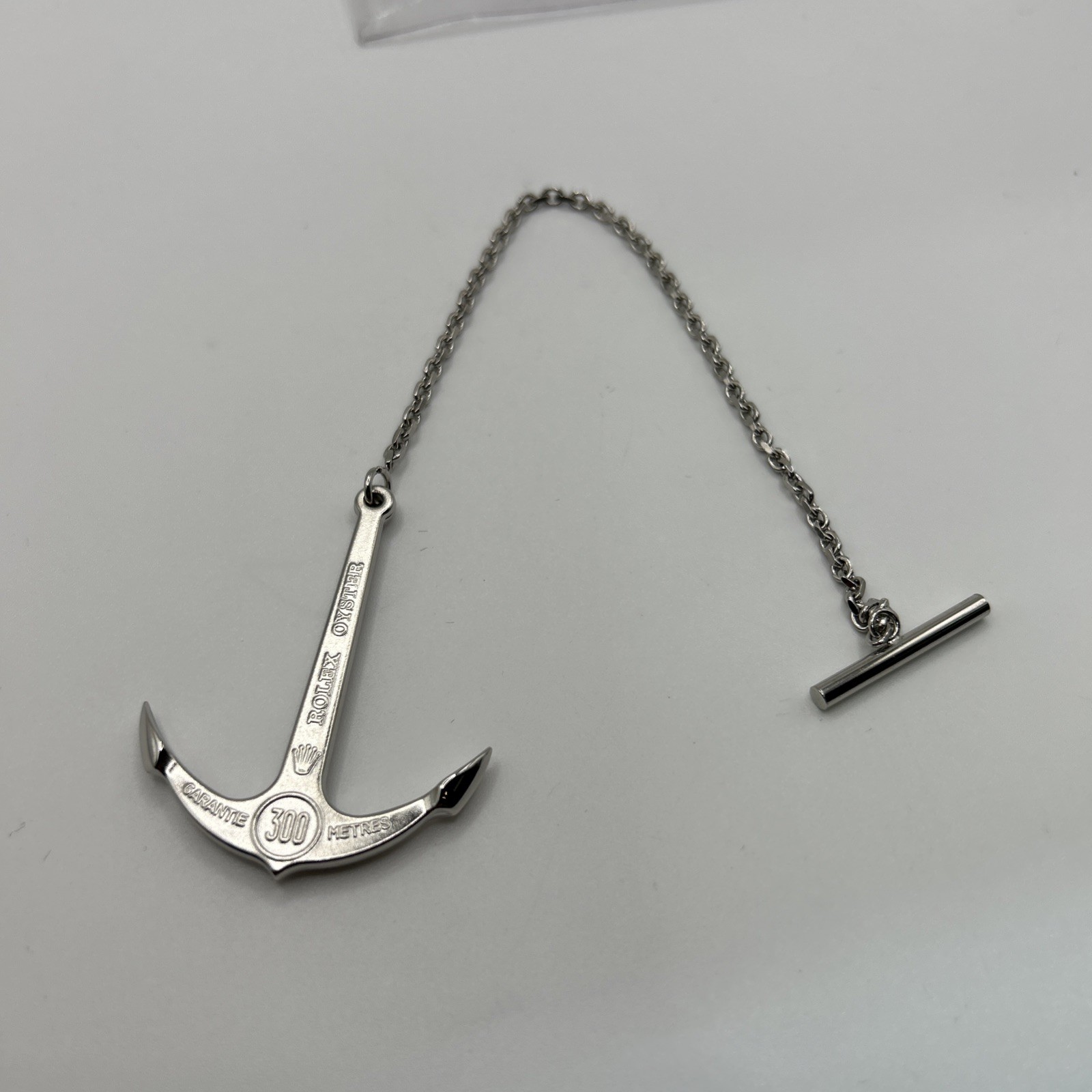 Genuine Rolex Submariner steel anchor 300m 1000ft