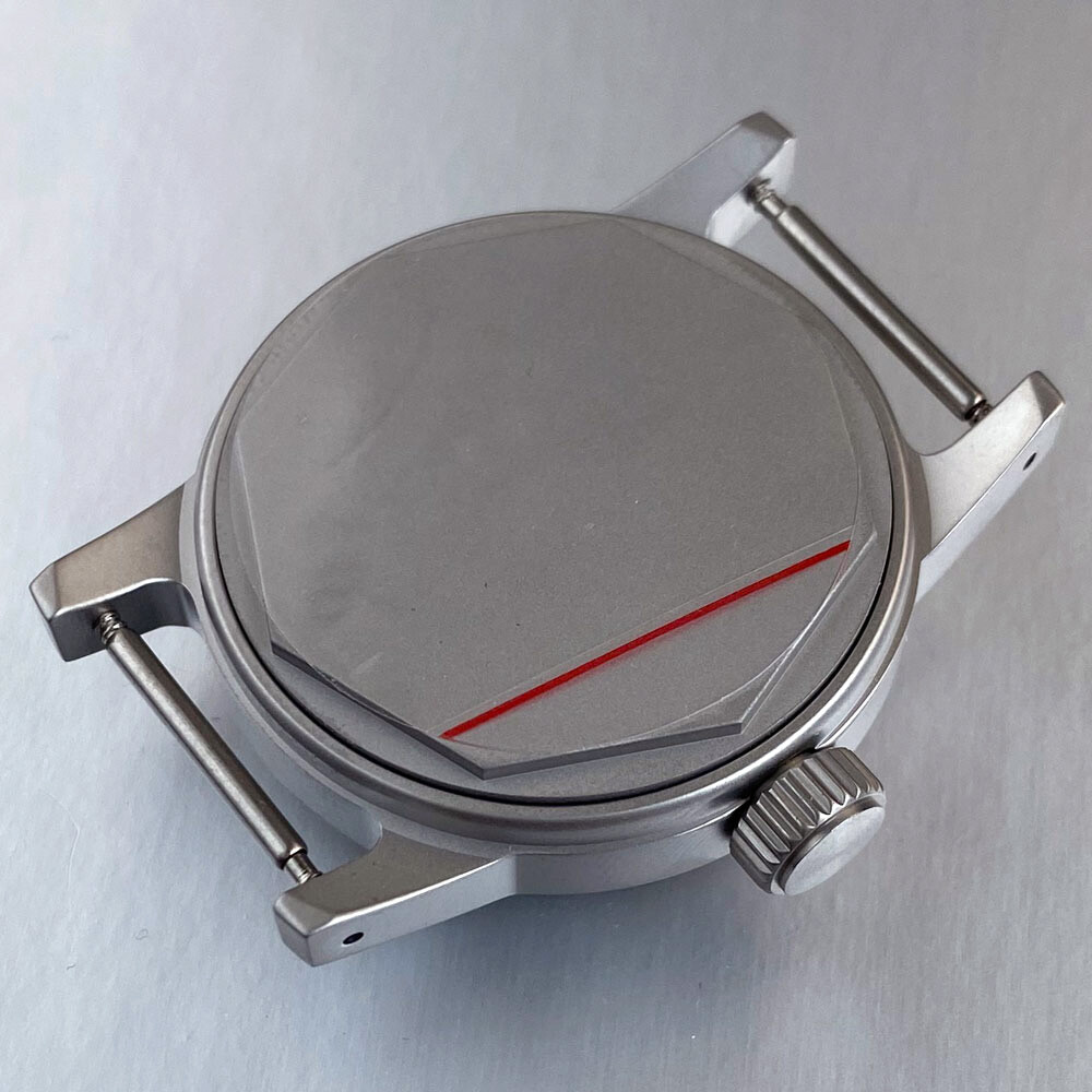 36mm Watch Case 200m Waterproof Domed AR Sapphire Glass Cream Dial for NH35 ETA