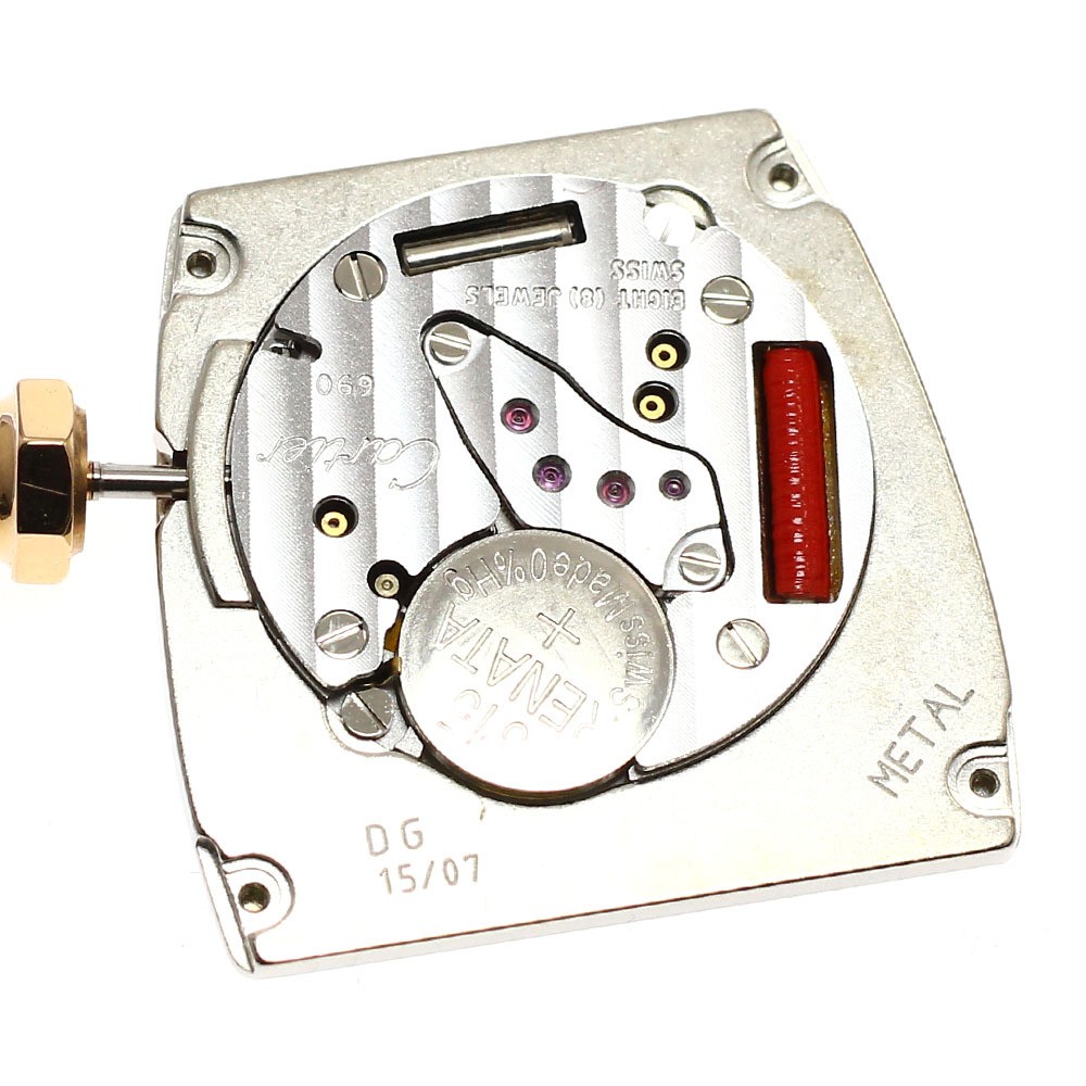 CARTIER Genuine Movement Roadster Cal.690 Quartz Men’s Watch Parts Working