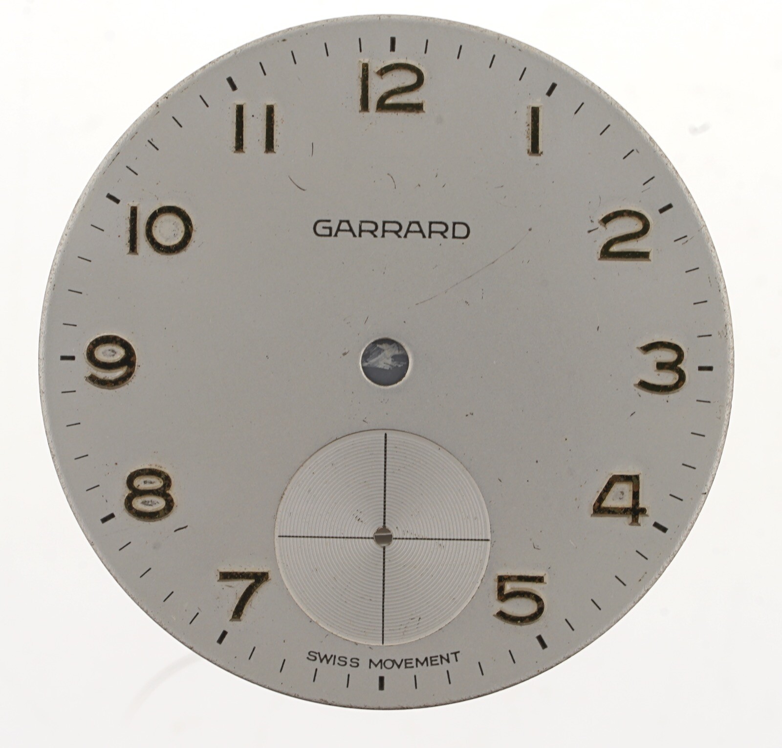 SILVER GARRARD WRIST WATCH DIAL W164