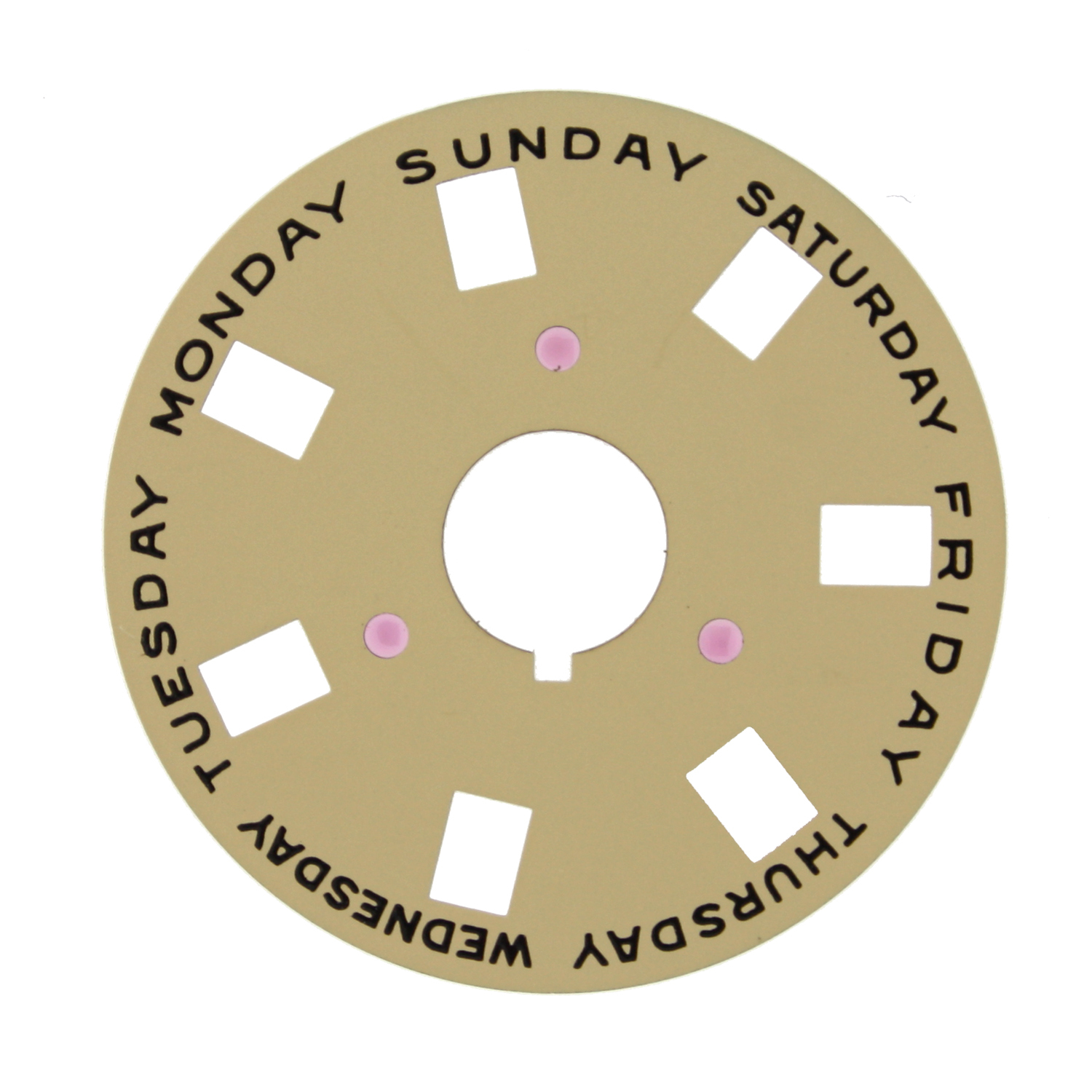 Day Disc to fit Rolex Caliber 1556 Champagne color