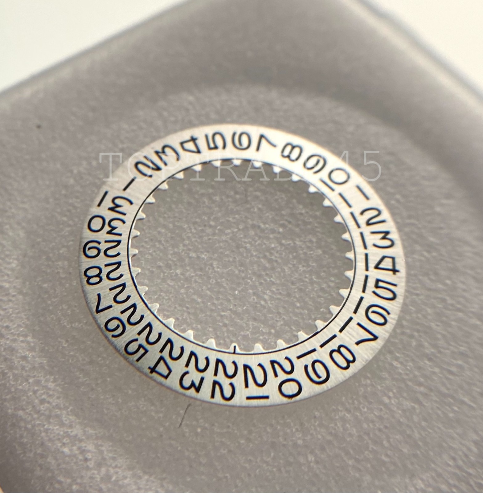 AFTERMARKET Rolex SILVER Date Disc For 1570 1575 1560 1535 Serifs Wheel Vintage
