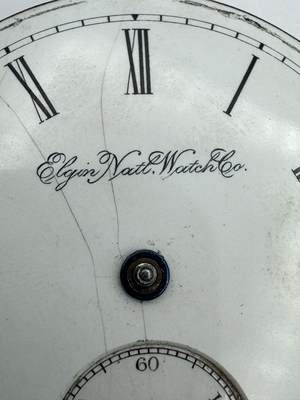 Vintage Elgin HH Taylor 18s 15J Pocket Watch Movement For Parts Or Repair