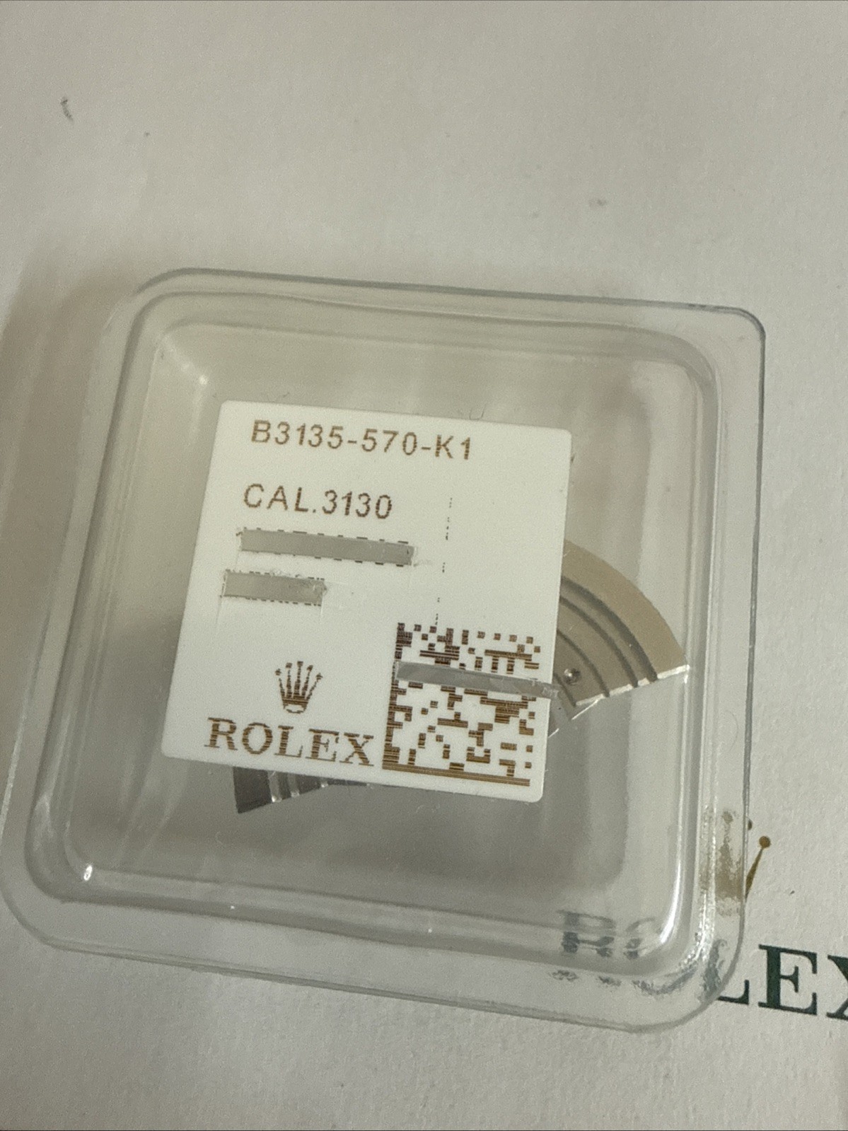 GENUINE Authentic Rolex 3135 570 Oscillating Weight ( Roter ) Ew Factory Sealed