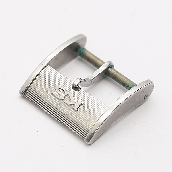 King Seiko 15mm Genuine Silver Pin Buckle – Fits 44-9990, 5625-7110 and More!