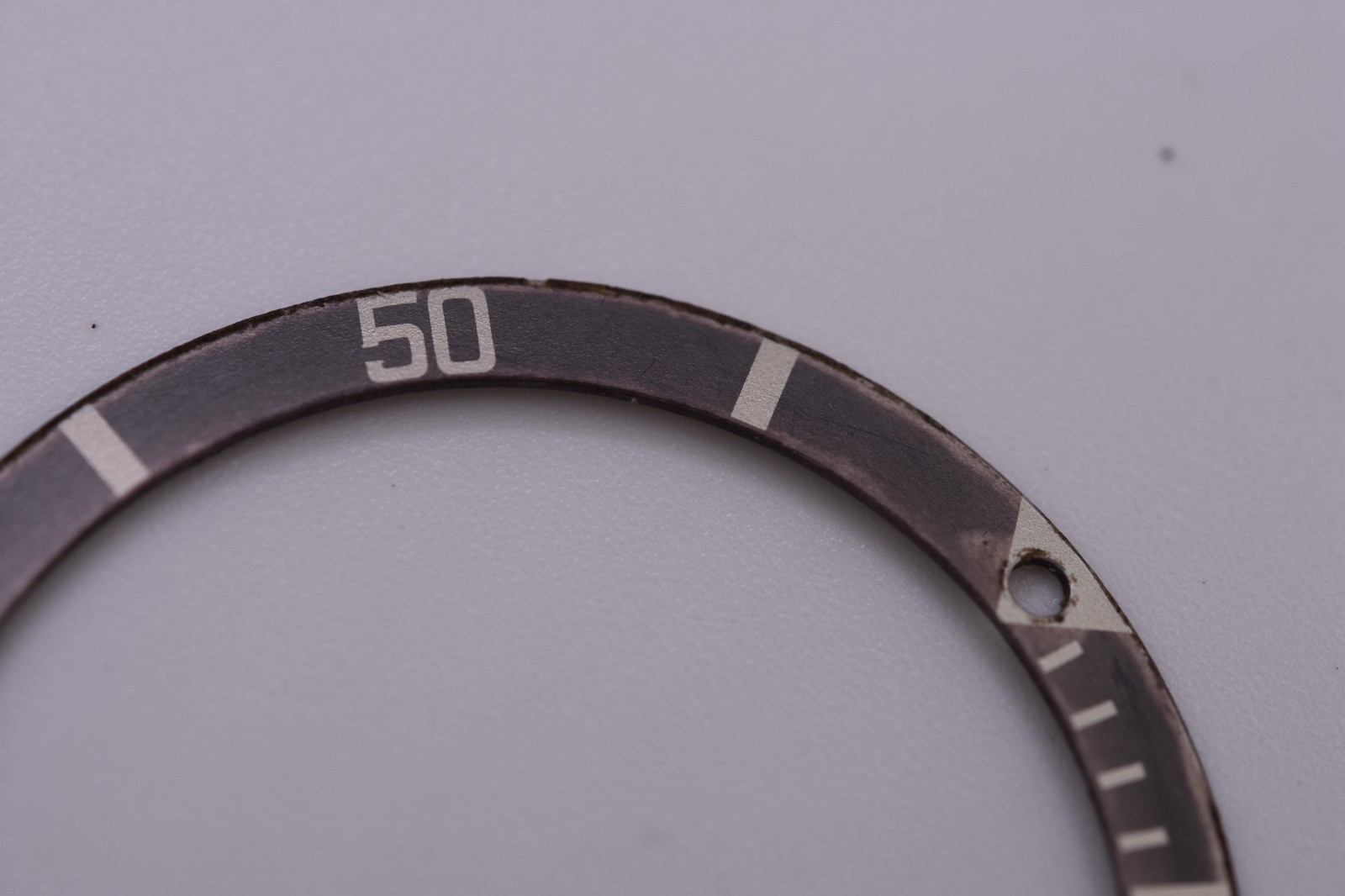 Vintage Rolex Submariner 5513 5512 5508 1680 MK3 Faded BROWN Insert