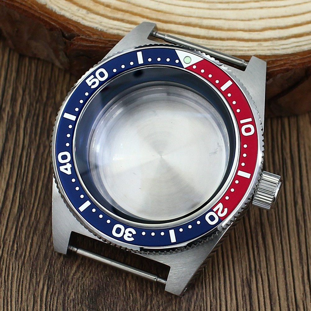 40mm 62MAS Mod Stainless Watch Case Sapphire For Seiko NH34 NH35 NH36 NH38