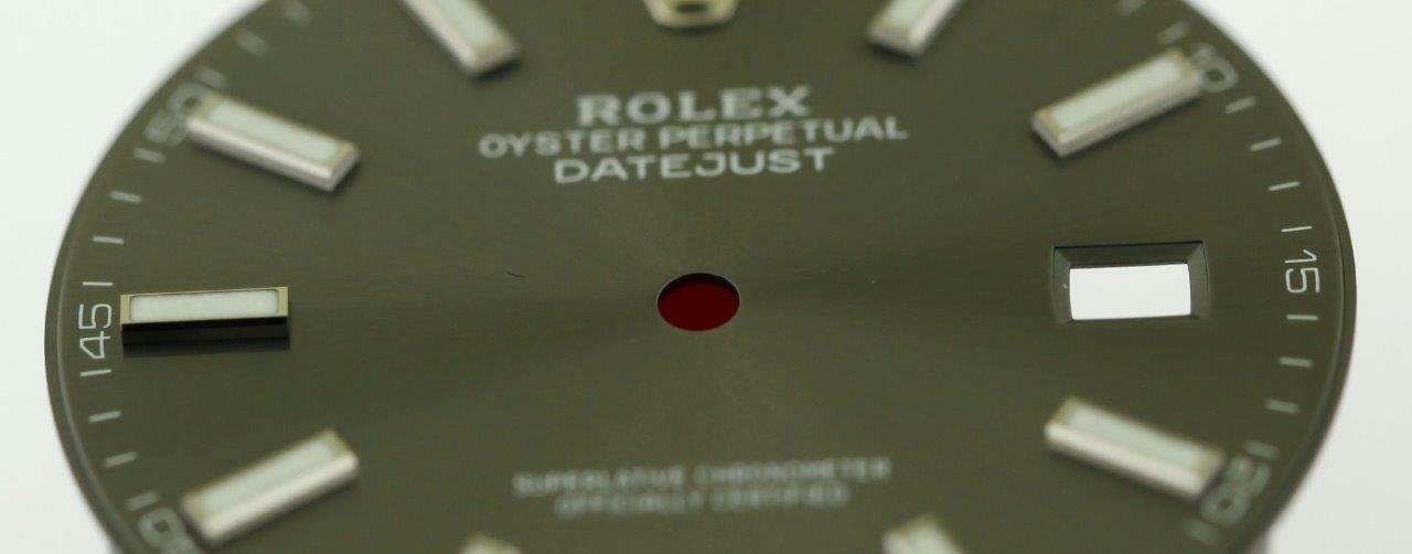 Original Men’s Rolex Datejust 41 126334, 126300 Charcoal Stick Dial S/S #J2