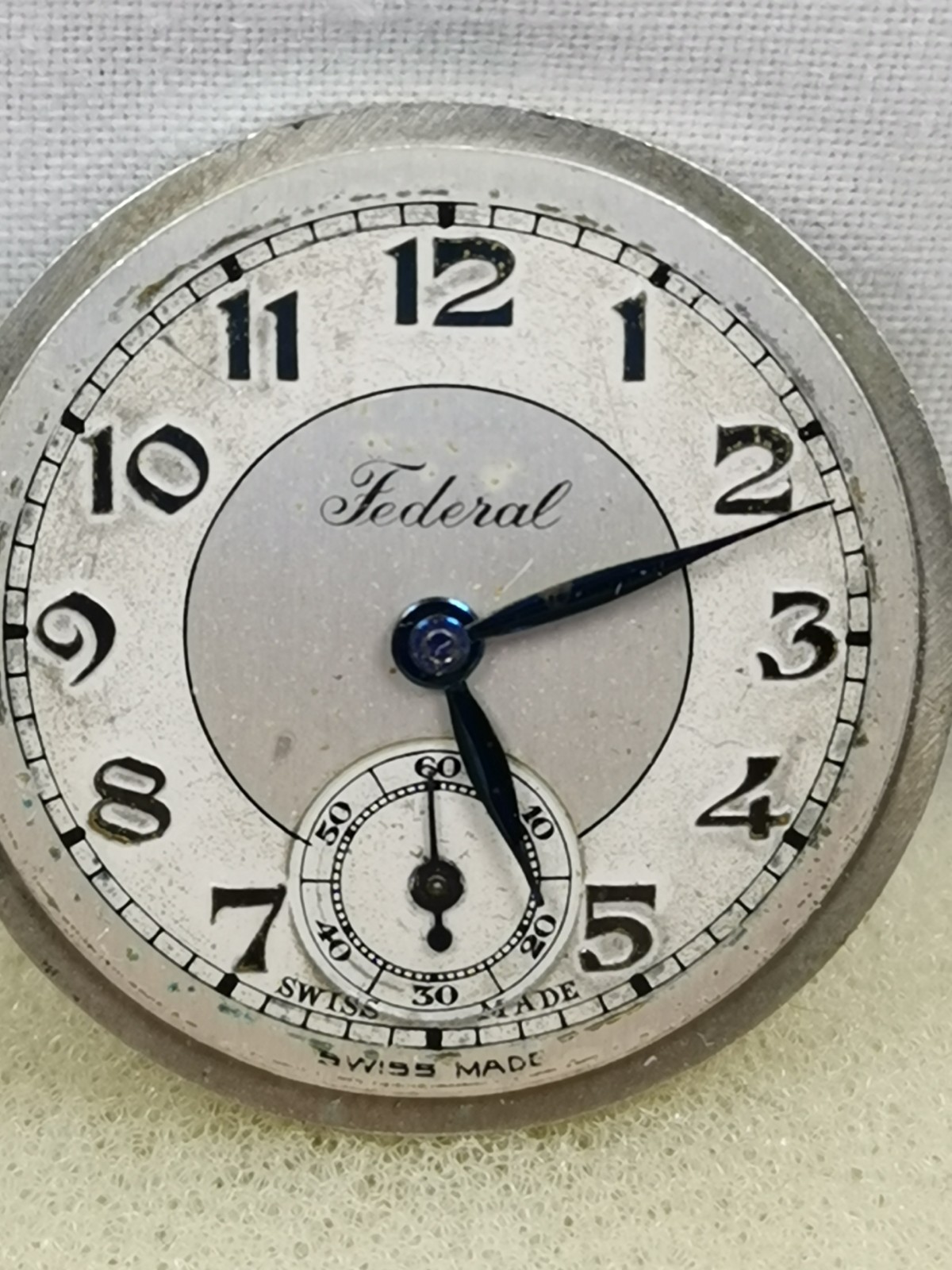 Rotary Federal 15J. Cal. 8/440 Swiss Gents Movement Parts/ Repair!