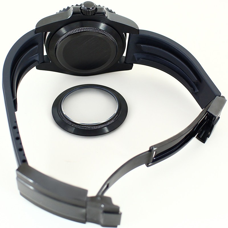 40MM Sapphire Steel Watch Case Accessories Kit Fit Seiko NH34/35/36/38 Movement