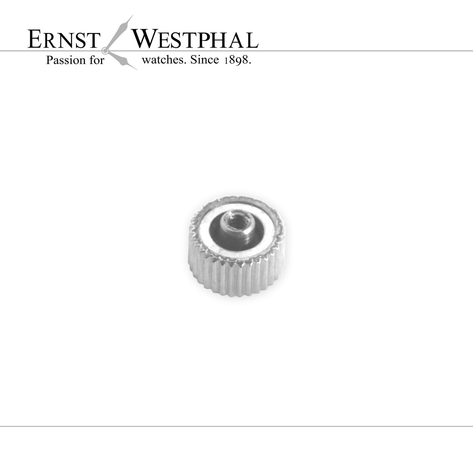 Original Omega crown 3.75 x 2.65 mm, steel – 42044ST