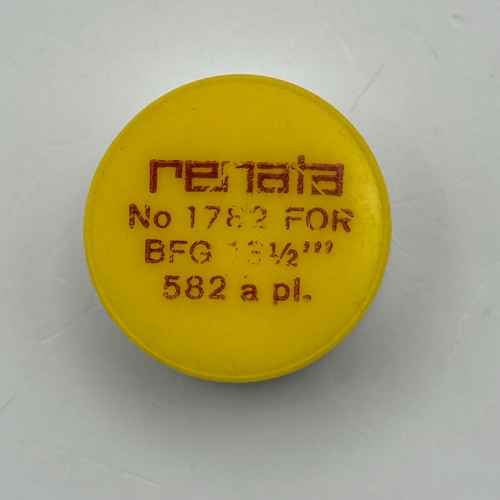 BFG 582 Balance Wheel Complete And Spring 13½’’’ 1782 Watch Movement Parts NOS