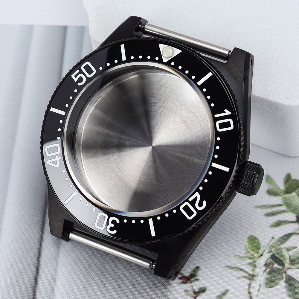 MEN’S PVD Watch Case 40.5mm Black SPB253J1 Style Sapphire For Seiko NH35 34 NH36