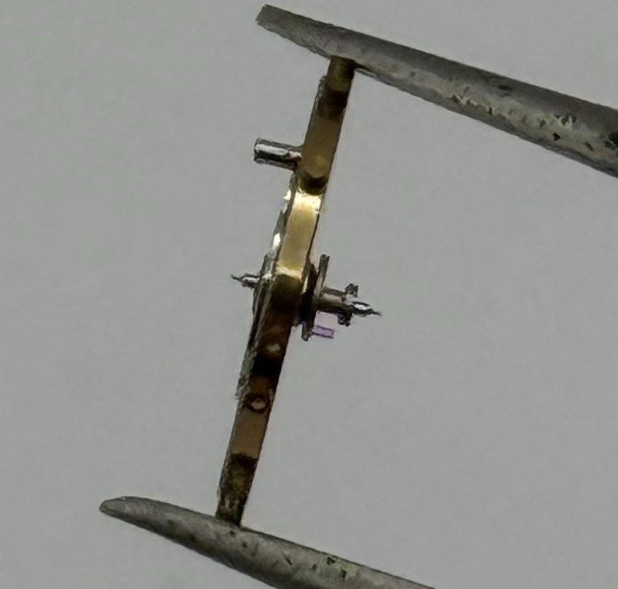 ETA 1080 Balance Wheel Complete And Spring Renata 157 Watch Movement Parts NOS