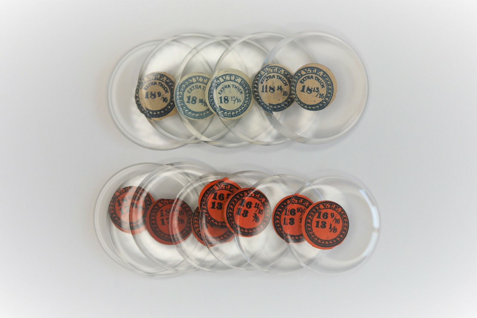 17 Ligne Thick NOS Open Face Pocket Watch Crystals – Smooth Edge