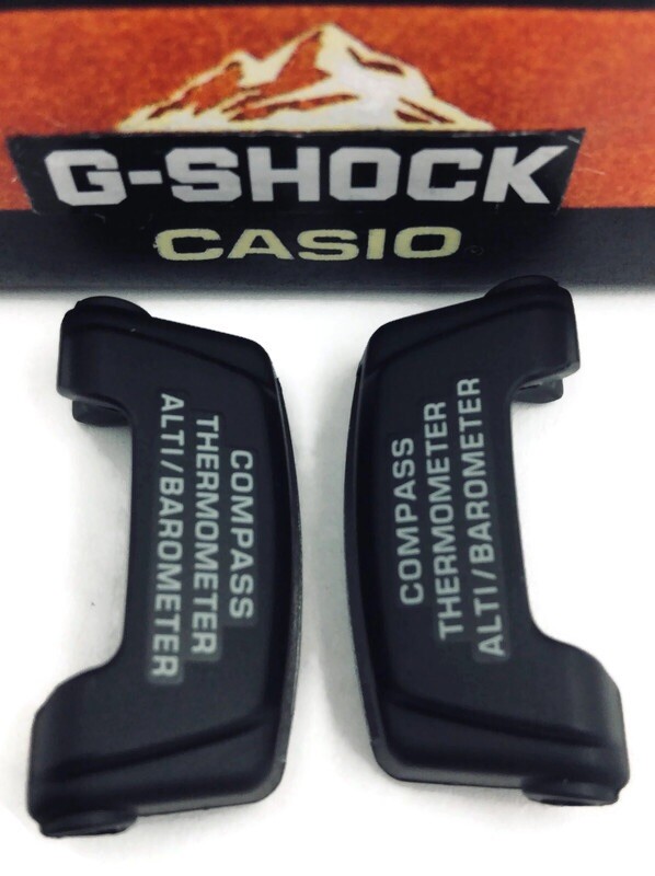 2 X Casio Genuine Pathfinder PAG-240 Rubber Cover End Pieces PRG-130 PAW-1500
