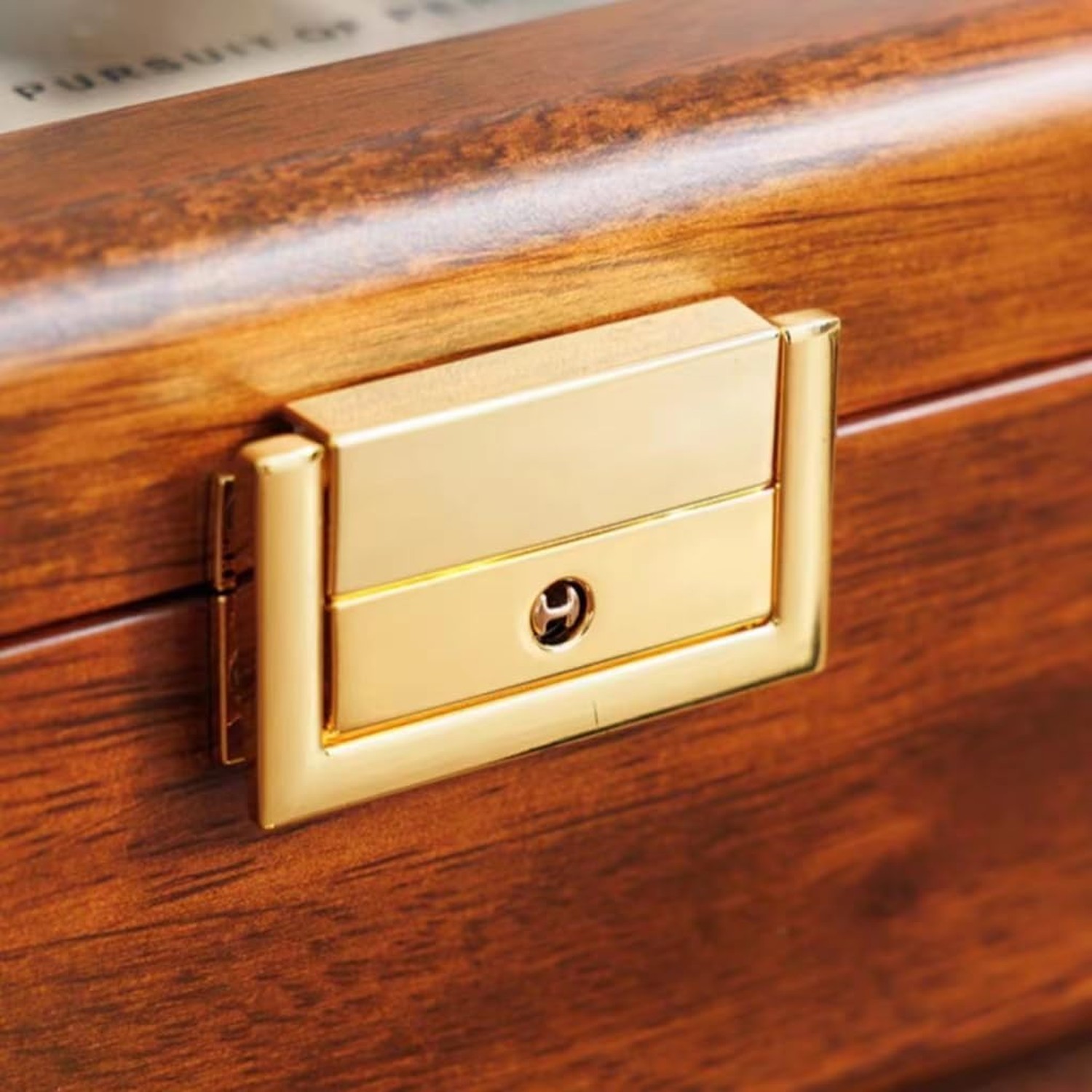 Bescott Solid Wood Watch Box 8 Slots With Glass Lid Walnut Collection Case Fo…