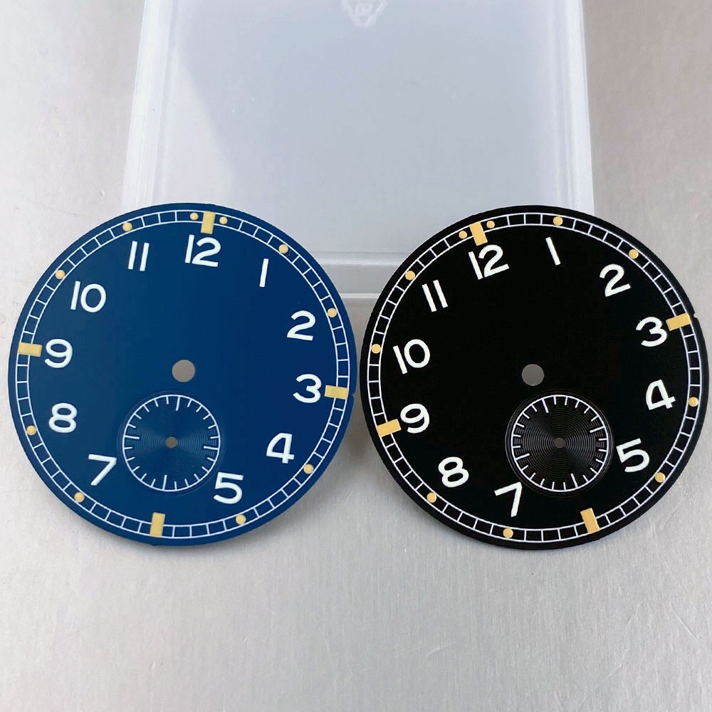 Luminous 33.5MM Blue Black Dial Hand For Sea-gull ST1701 Mechanical Dive Watch