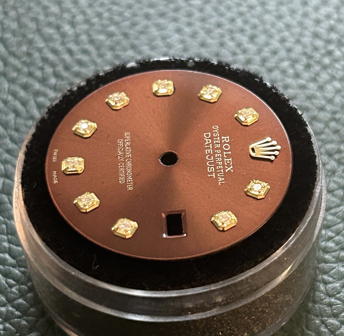 Rolex Mens 36mm Datejust Custom Chocolate Diamond Dial For 16013 16233 1 G2U