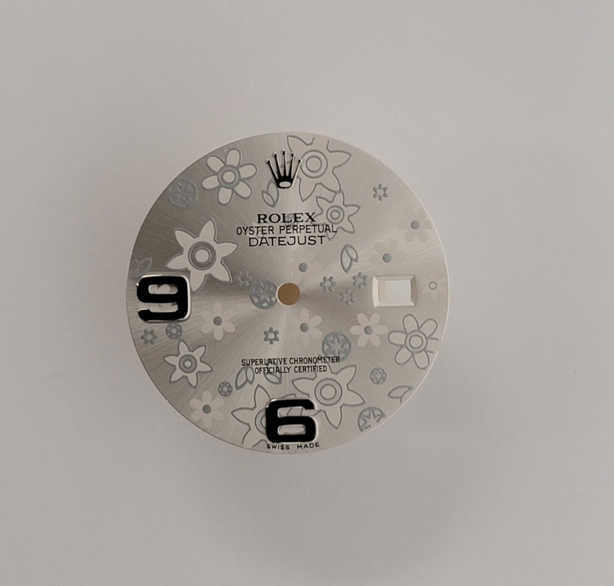 Genuine Factory Rolex Floral Silver Dial 36mm Datejust 16013, 16233, 116233
