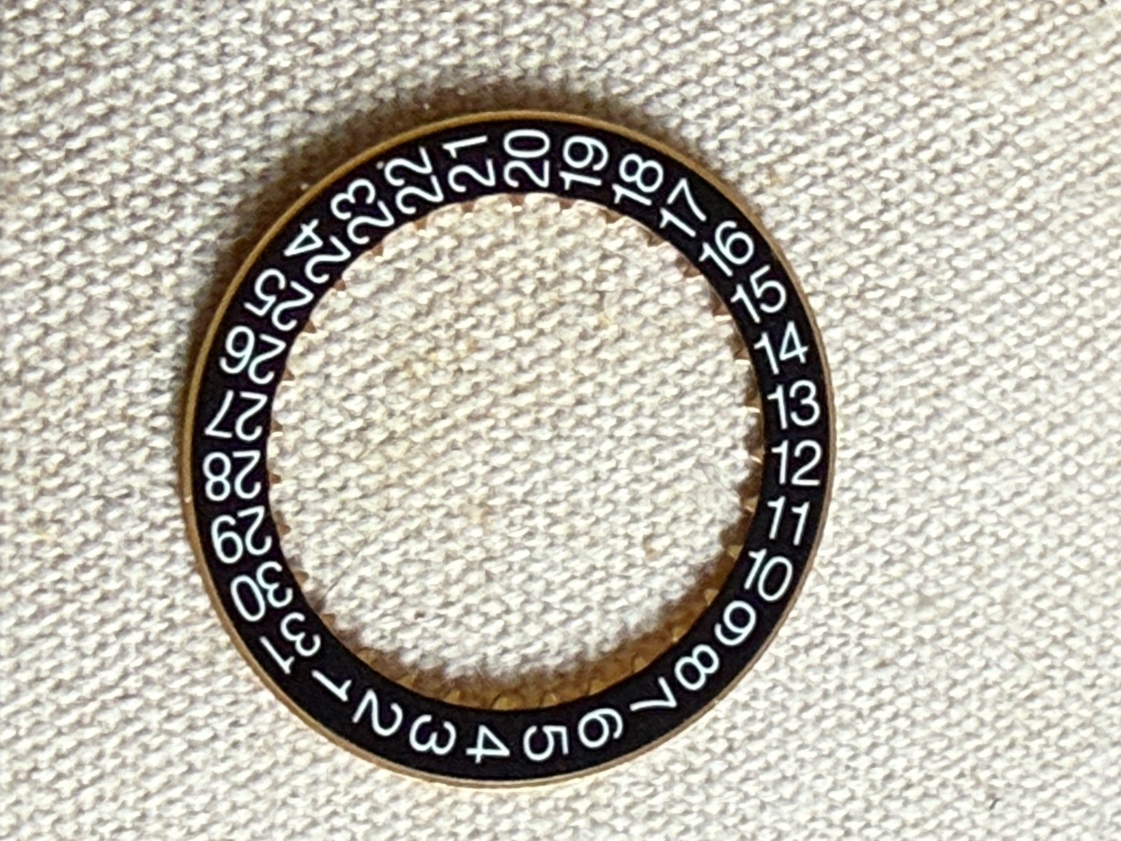 GENUINE Audemars Piguet Black Calendar Date Disc for Cal 3120 3126 new condition