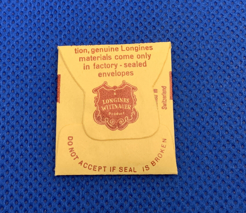 Longines L950.2/950 Part # 499.friction Washer. New Old Stock. Sealed. 45-05 R
