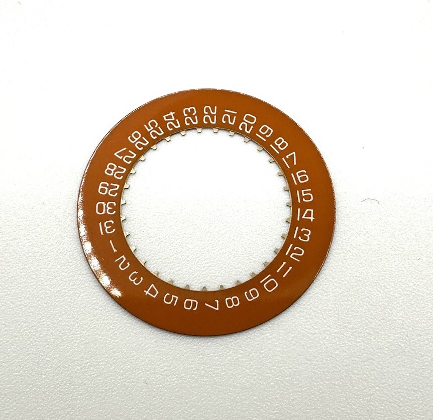 Genuine Movado 84.C5.1896 Series 800 Caliber ETA 251.272 Orange Color Date Disc