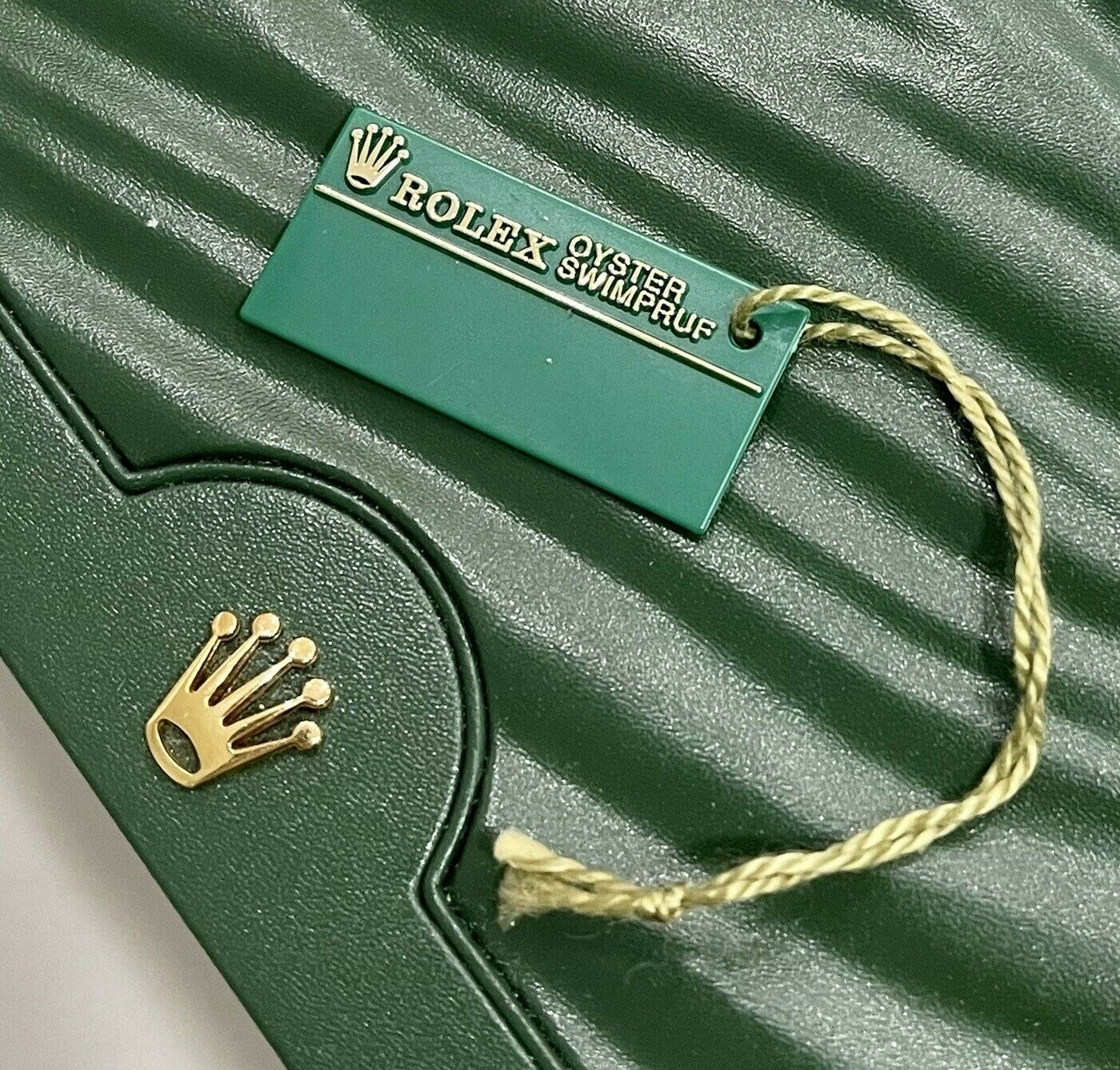 Authentic Rolex Swimpruf Hang Tag Crown Datejust Submariner Sea dweller GMT